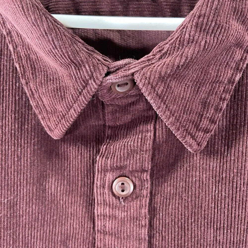 Levi's Shirt Mens XXL Corduroy Jackson Worker Button Up Relaxed Fit Red 2XL